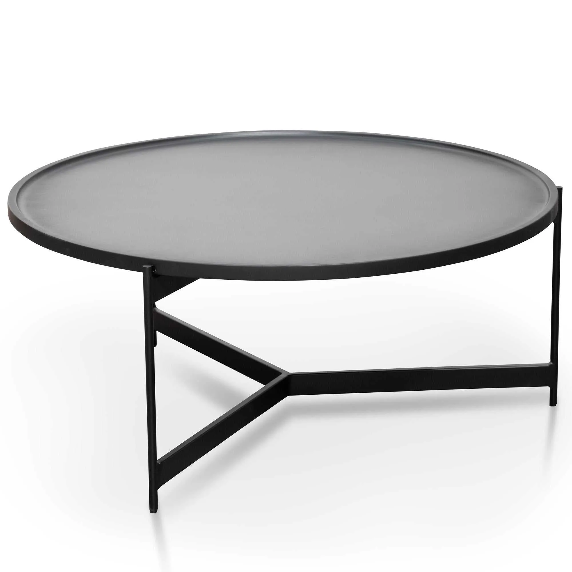 90cm Coffee Table - Matt Black