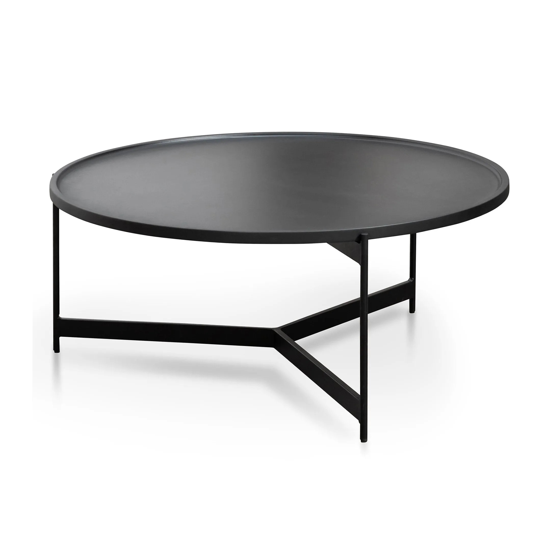 90cm Coffee Table - Matt Black