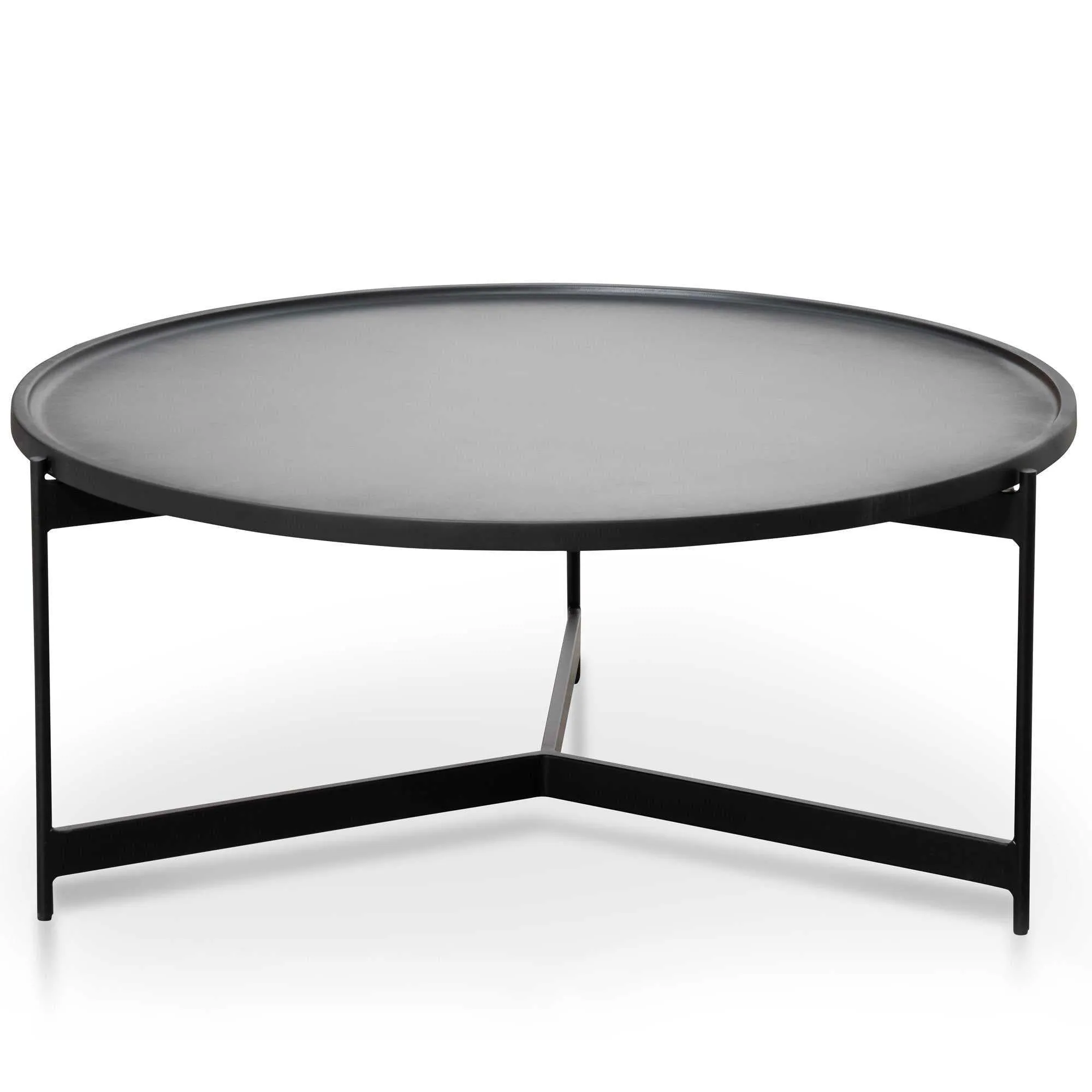 90cm Coffee Table - Matt Black