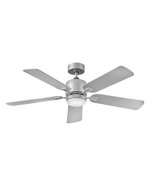 Afton 52" Ceiling Fan in Satin Steel