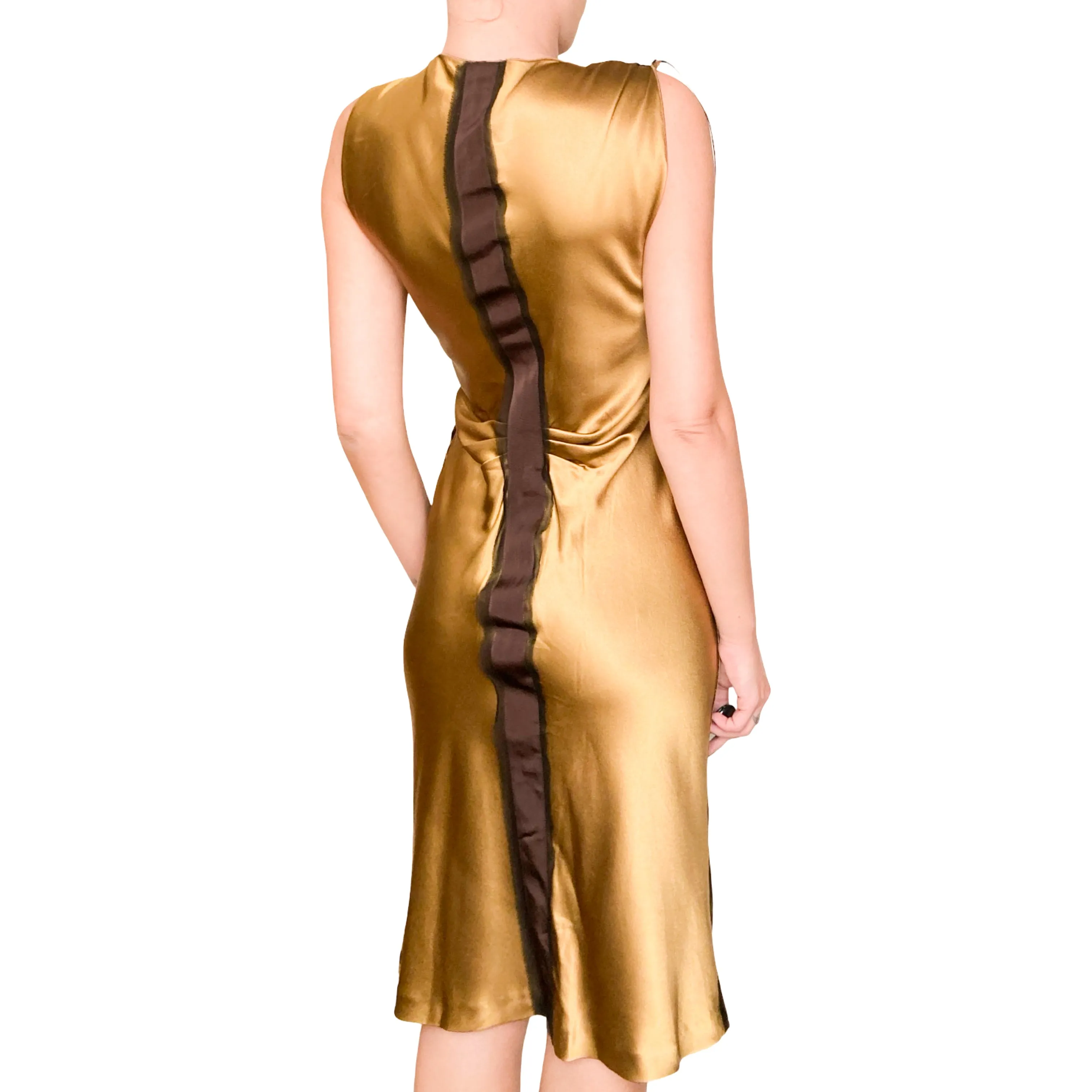 Alberta Ferretti F/W 2004 chic silk dress