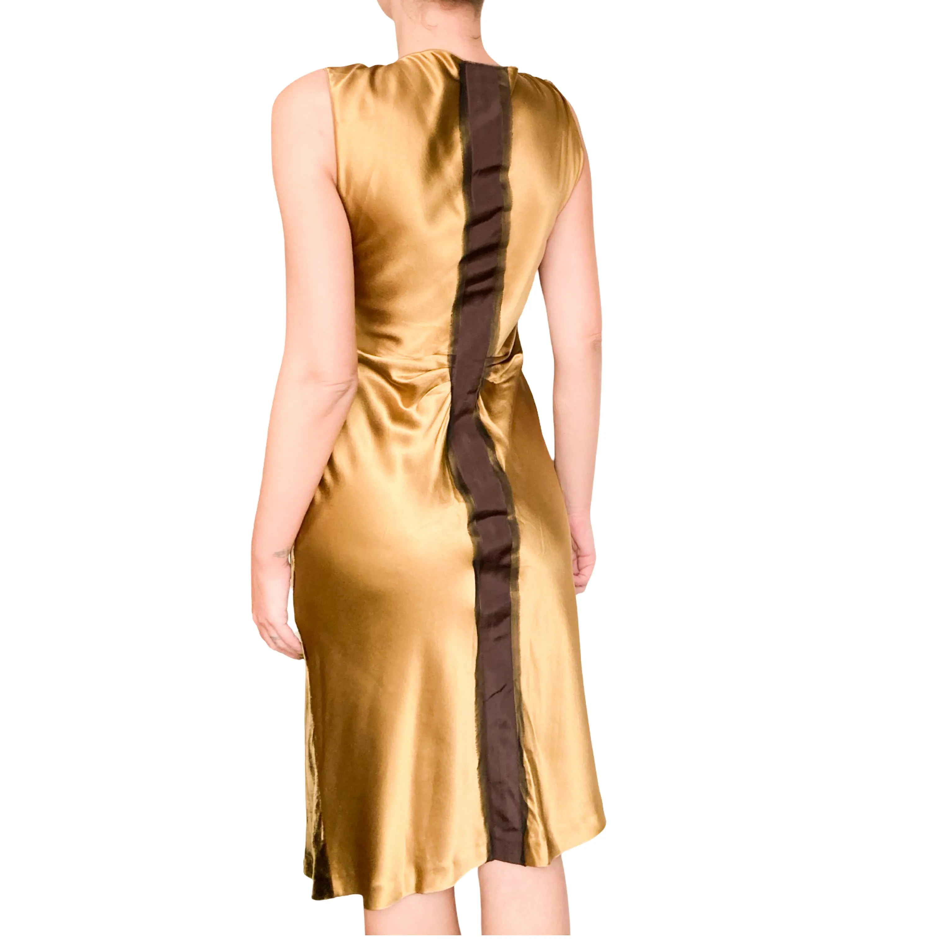 Alberta Ferretti F/W 2004 chic silk dress