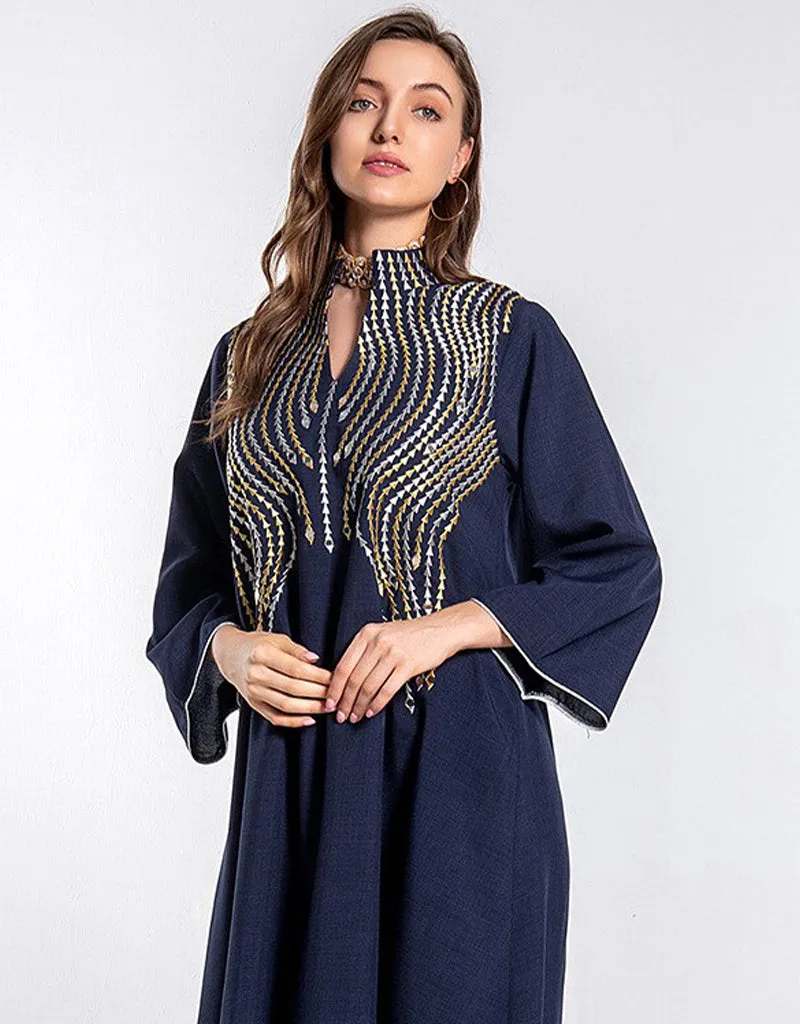 Beautiful Long Arabic Dress for Women Evening Party Wear Dresses