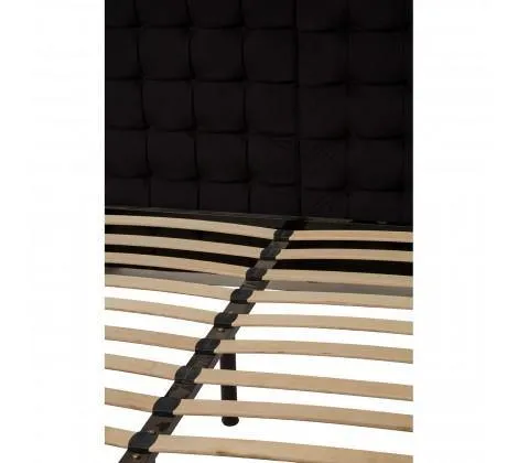 Black Velvet Luxury Canopy King Size Bed