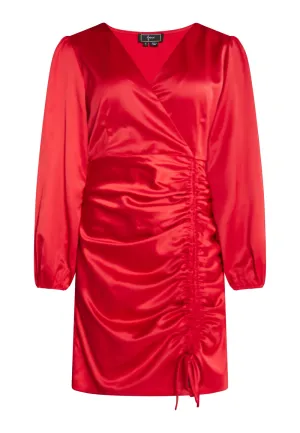 Cocktail dress faina, red