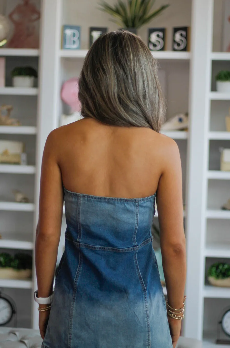 Country Concert Denim Dress