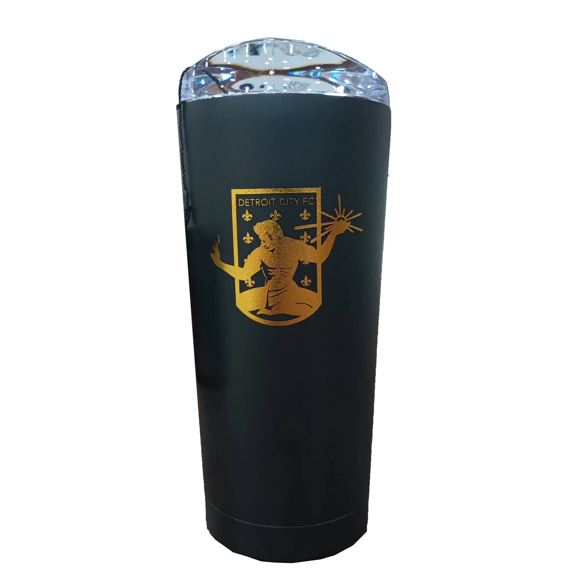 DCFC Tumbler- 20oz Metallic Crest- Black