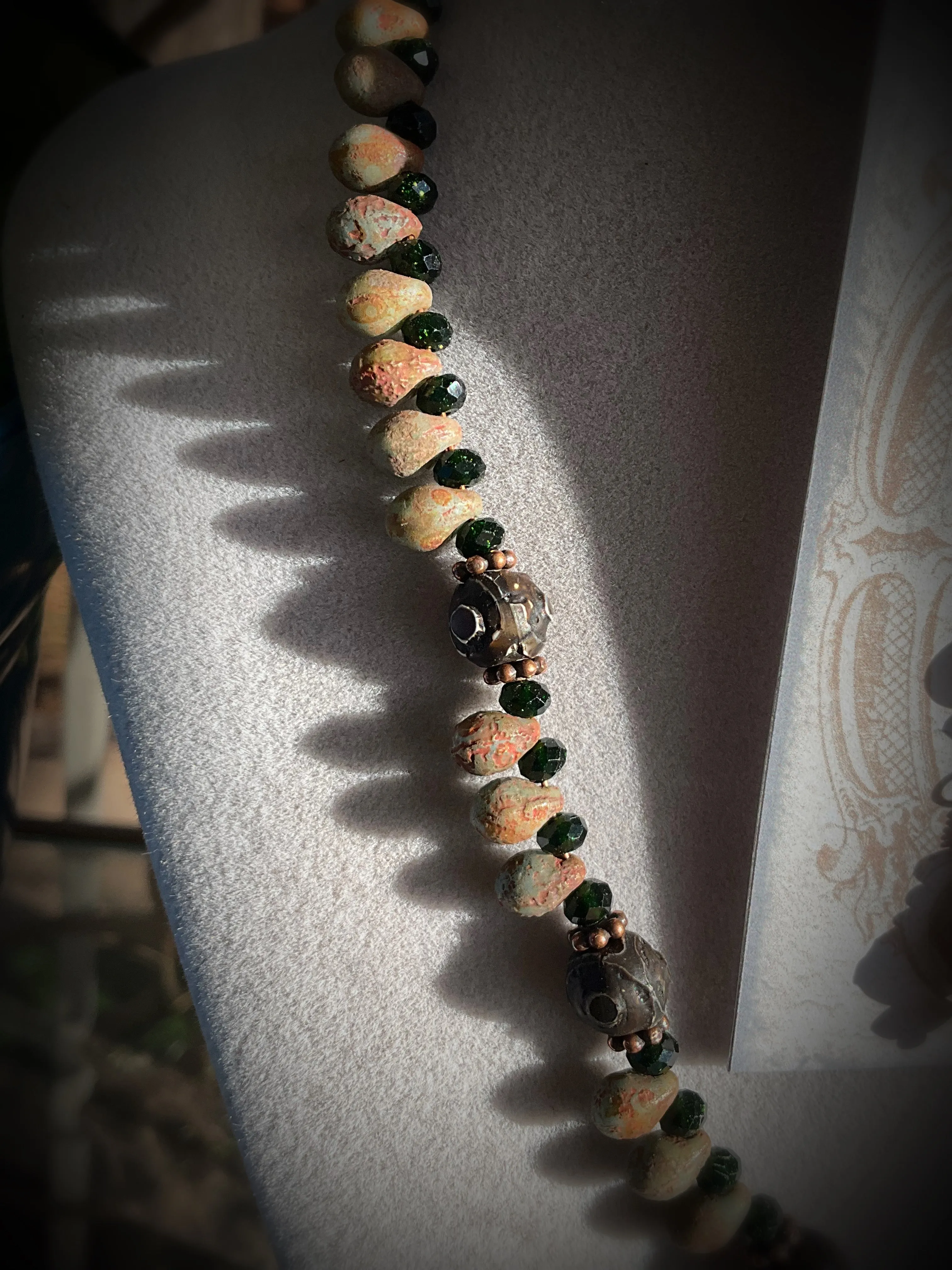 Elegant Tibetan Agate Jewelry Set