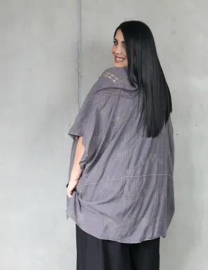 Fleur Cape - Graphite