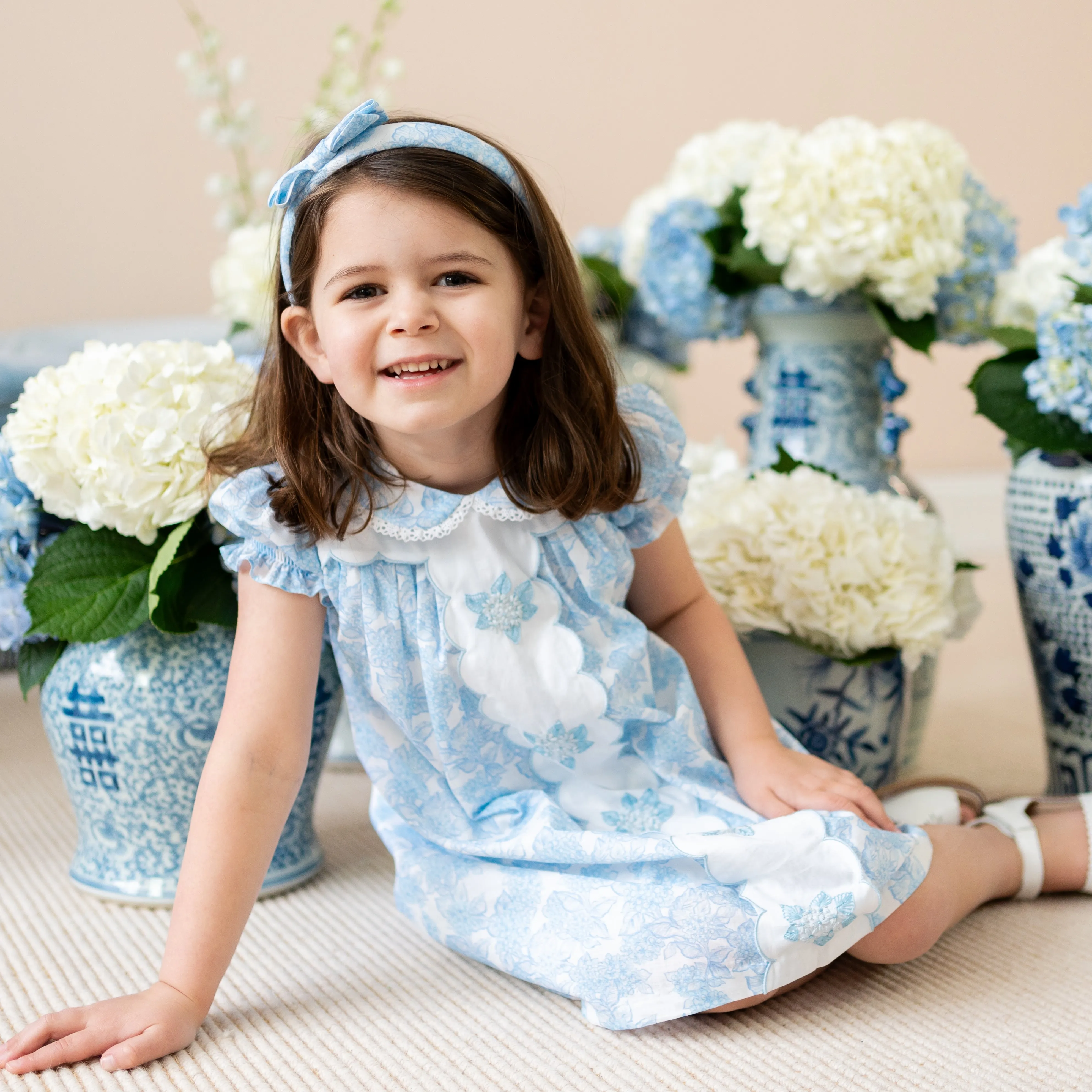 Hydrangea Girl Dress