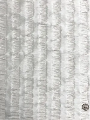 Ivory Silk Seersucker JD 369 Fabric