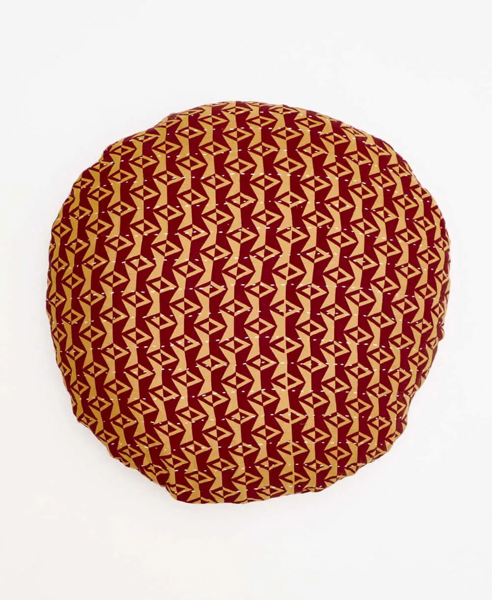 Kantha Round Pillow - No. 240215