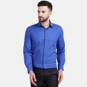 Men's Luthai Supima Mercerised Cotton Subtle Floral Textured Jacquard Design Regular Fit Shirt