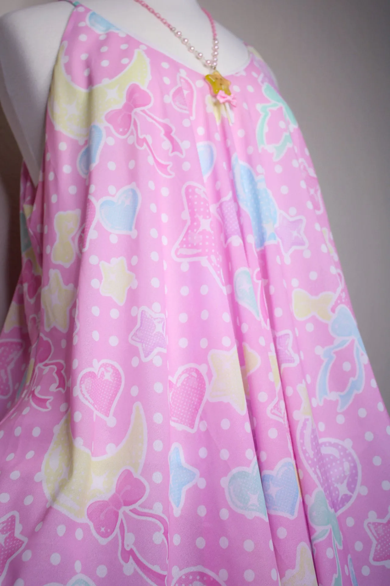 Pastel Party Pink Love The Sun Chiffon Dress