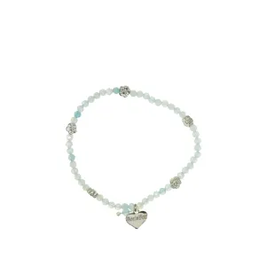 Rosie Fox Aquamarine Gemstone Daisy Bracelet