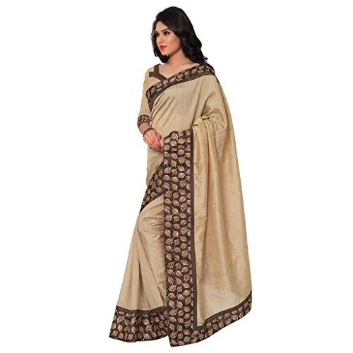 Sarvagny Clothings Self Design Golden Banarasi Silk Fashion Saree