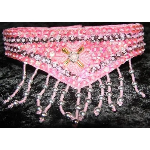 Sequin Beaded Collar Belly Dance Arabian Nights Genie Aladin party theme costume accessory