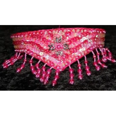 Sequin Beaded Collar Belly Dance Arabian Nights Genie Aladin party theme costume accessory