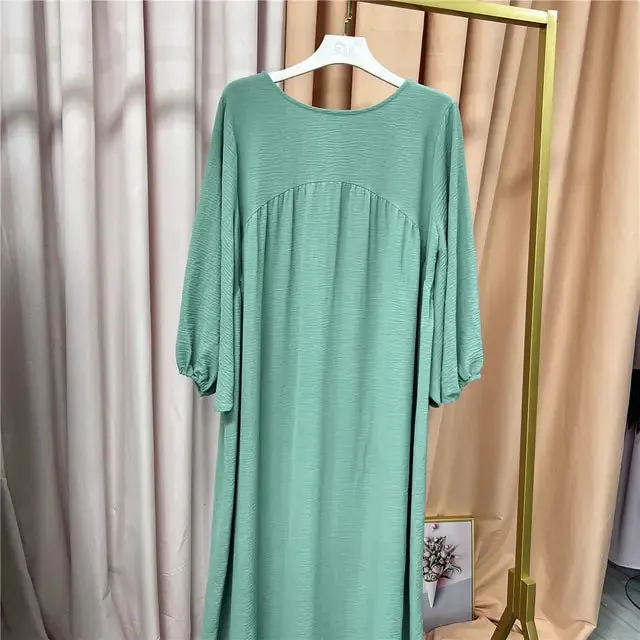 Solid Color Abayas for Women (Modest style dress)