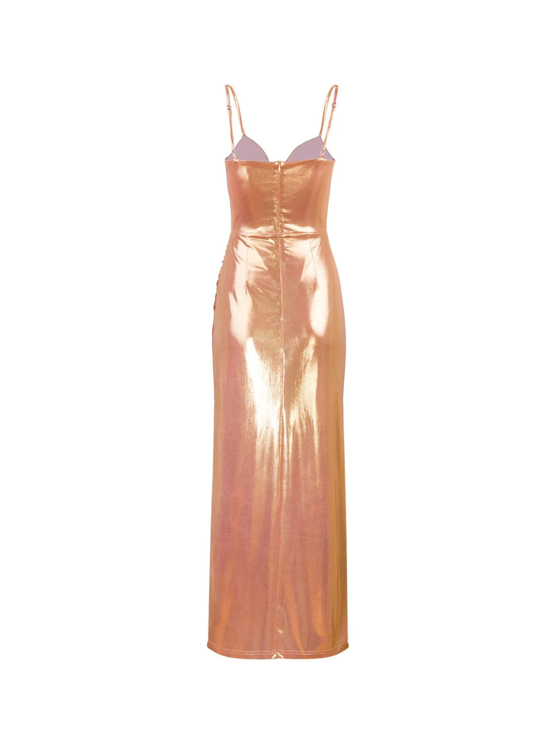 Terra Metallic Maxi Dress