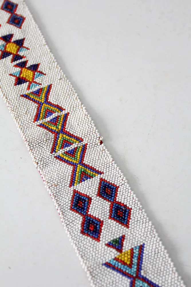 vintage Native American beaded band