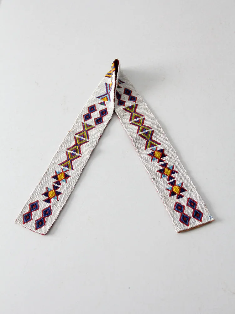 vintage Native American beaded band