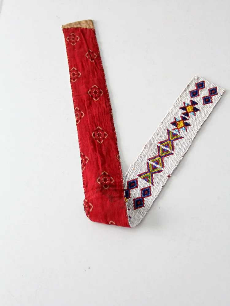 vintage Native American beaded band