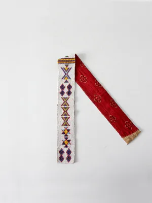 vintage Native American beaded band